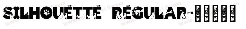 Silhouette Regular字体转换